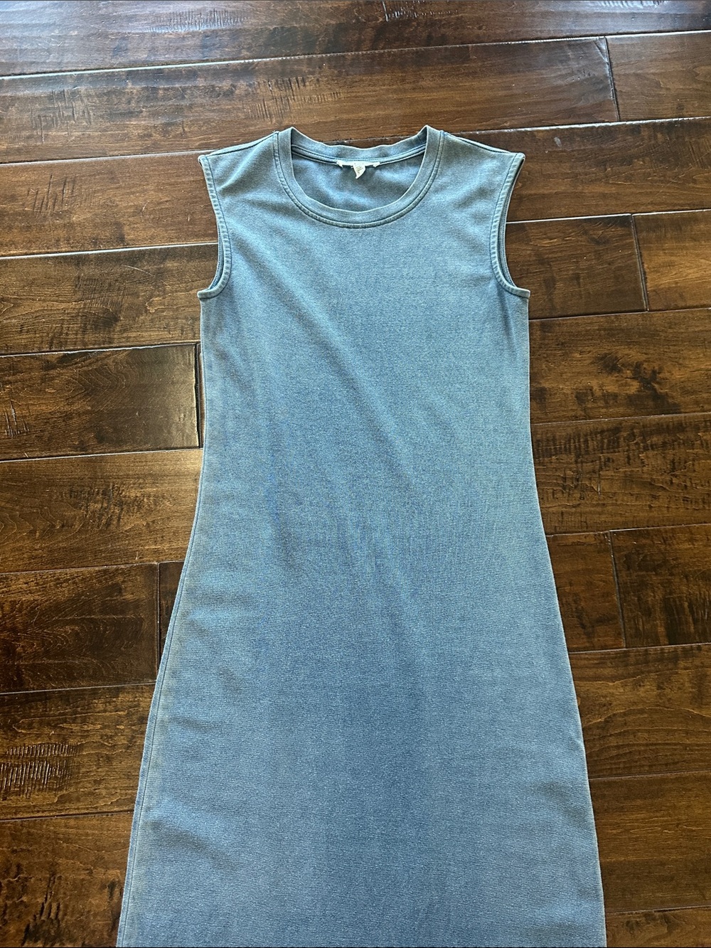 Splendid LA dusty blue t shirt maxi dress